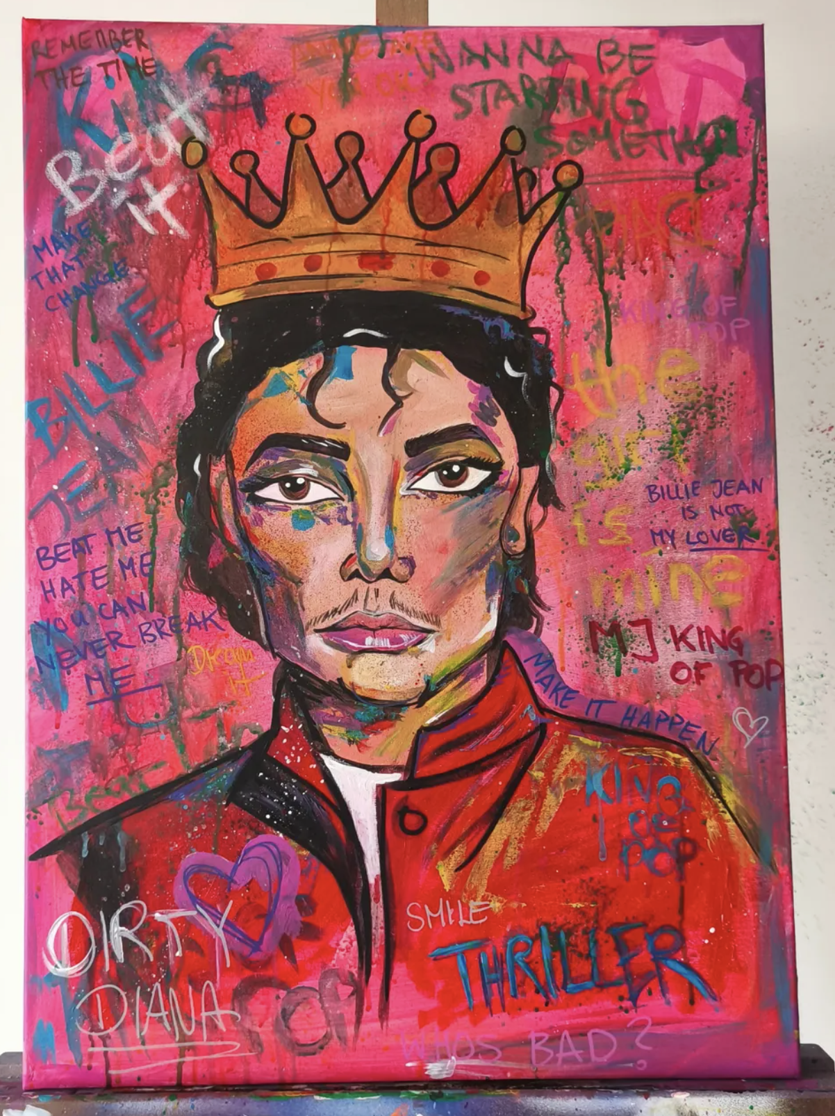 Großformat: Michael Jackson Portrait